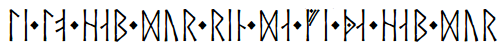 Habdur runes: "lilo habdurrin davitha habdur"